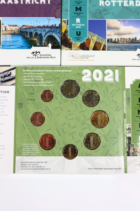 Holland. Year Set (BU) 2017/2021 "Nationale Collectie" (Compleet Serie)  (Ingen mindstepris)