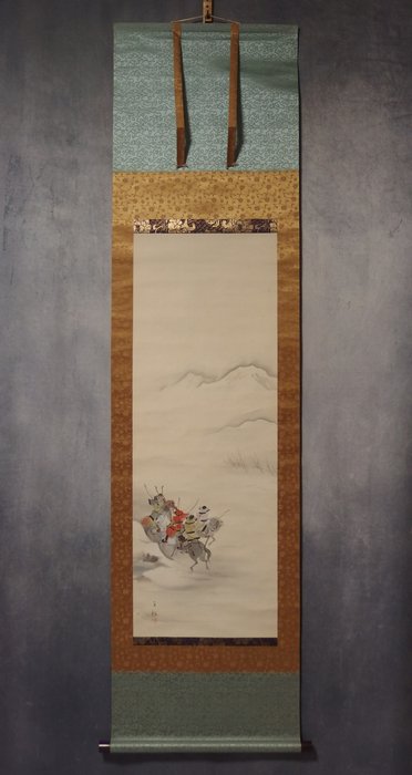 Samurai on Horseback - Morimura Gito 森村宜稲 (1872-1938) - Japan  (Ingen mindstepris)