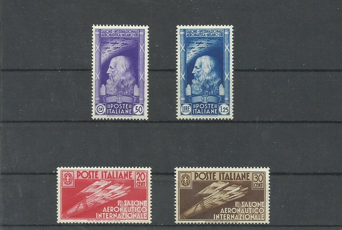 Italien Kongerige  - Kongeriget Italien 1935 Air Show 4v