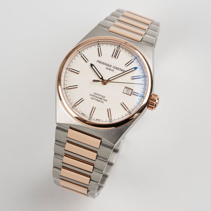 Frédérique Constant - BRAND NEW - Highlife Collection Automatic COSC Certified Steel Rose Gold - FC-303V4NH2B - Mænd - 2011-nu