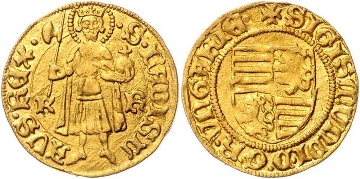 Ungarn. Sigismund von Luxemburg. 1 Ducat 1368-1437  (Ingen mindstepris)