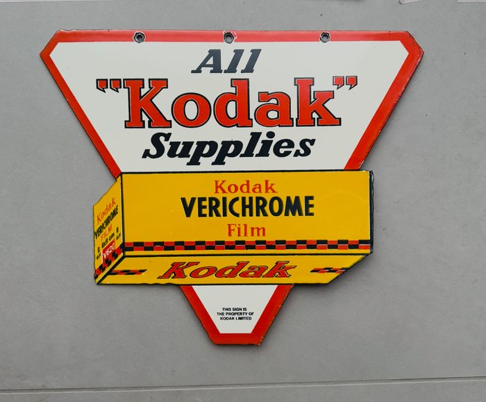 Kodak - Plaque Émaillée