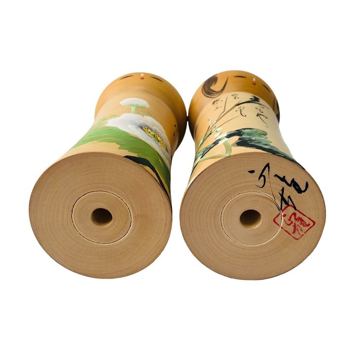 Vintage kokeshi - Træ - Watanabe Masao - Japan - Shōwa-periode (1926-1989)