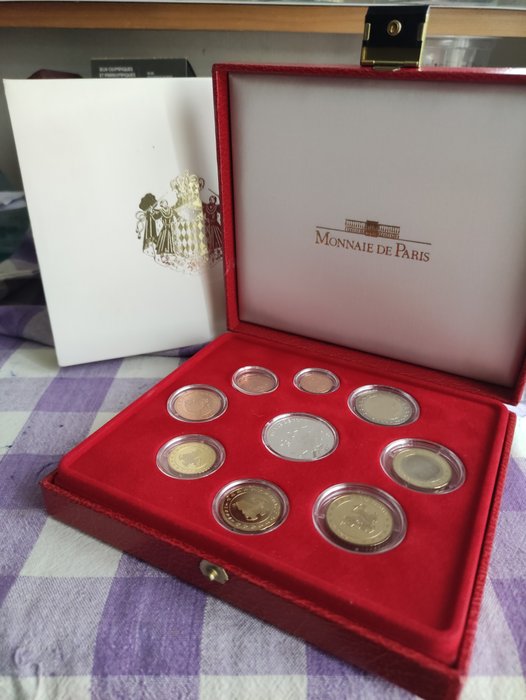 Monaco. Proof Set 2004 "Sainte Dévote" (incl. 5 euro zilver)