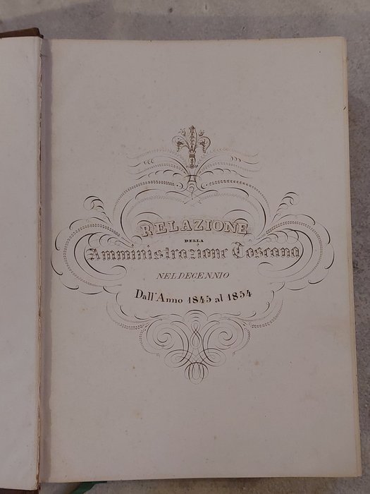 Ferdinando Tartini sopraintendente - Toscana risorgimentale, un decennio rivoluzionario. - 1845