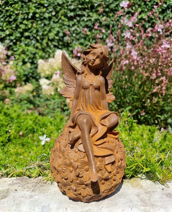 Statuette - Lieve engel - fee - Jern