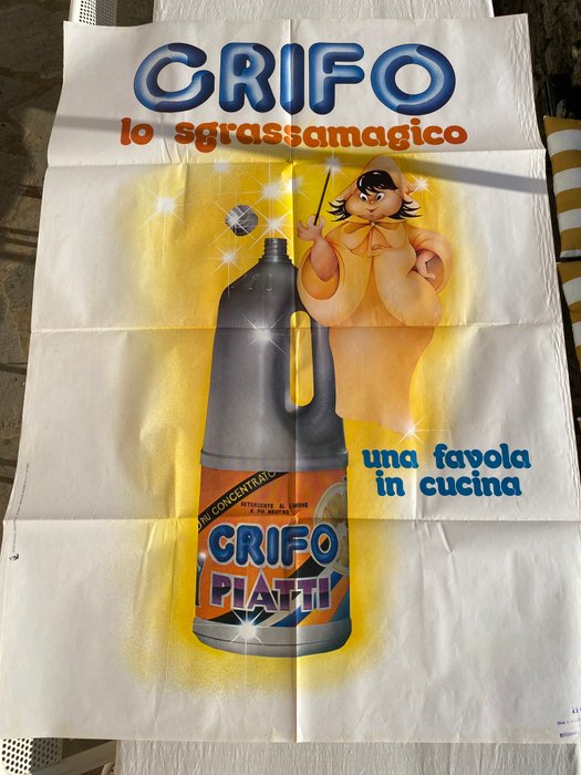 grafiche Signorello - Grifo - lo sgrassa magico - “ una favola in cucina” - 1980‹erne