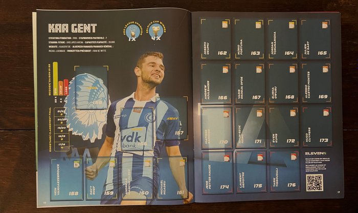 Panini - Pro League 2022/23 Belgium - 2 Empty albums + Complete loose Sticker Set