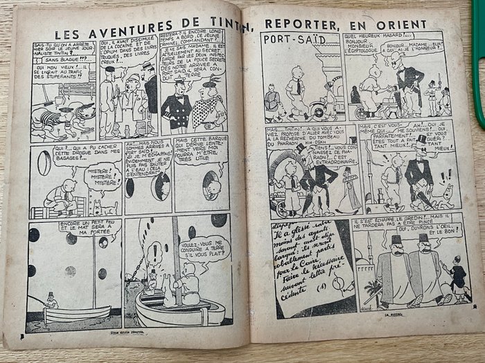 Le Petit Vingtième 1 - Tintin - Les cigares du pharaon - Le Signe de de Kih-osk - 1 Comic - 1933