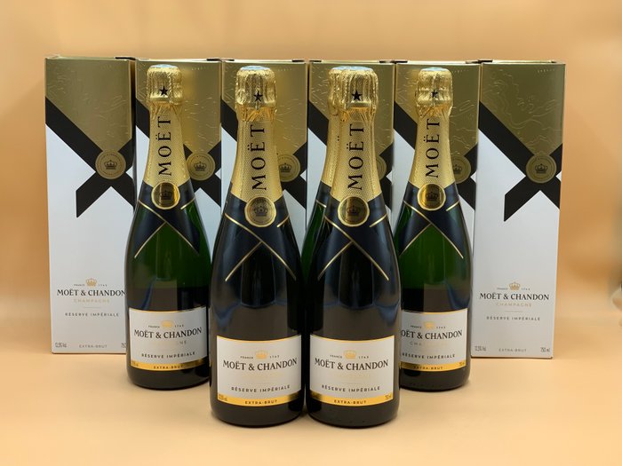 Moët  Chandon, Réserve Impériale - Champagne Extra Brut - 6 Flasker (0,75 L)