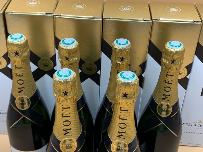 Moët  Chandon, Réserve Impériale - Champagne Extra Brut - 6 Flasker (0,75 L)