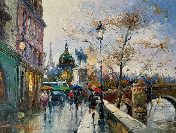 Knysh Tanya (1965), after Robert Rickhard - Morning in Paris