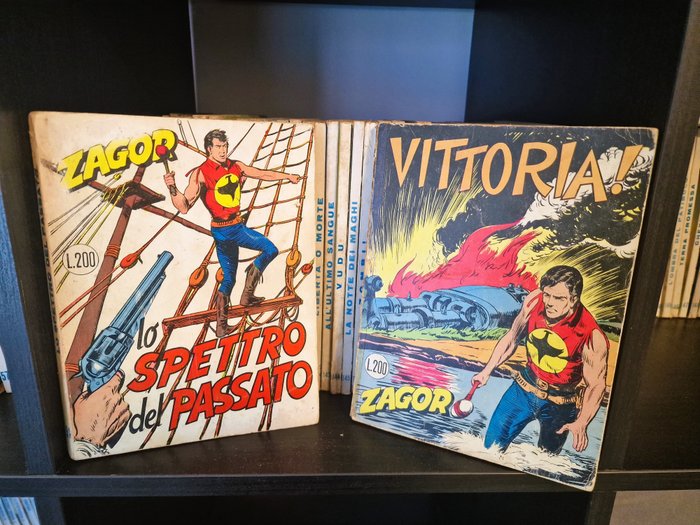 Zagor Zenit nn. 91, 92, 109, 115/118, 121, 125, 128/130 - 12 Comic - Første udgave - 1992