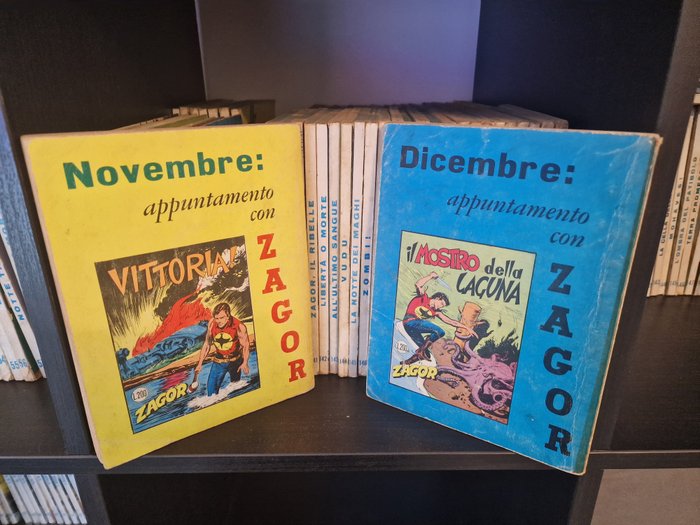 Zagor Zenit nn. 91, 92, 109, 115/118, 121, 125, 128/130 - 12 Comic - Første udgave - 1992