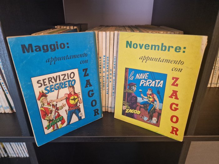 Zagor Zenit nn. 91, 92, 109, 115/118, 121, 125, 128/130 - 12 Comic - Første udgave - 1992