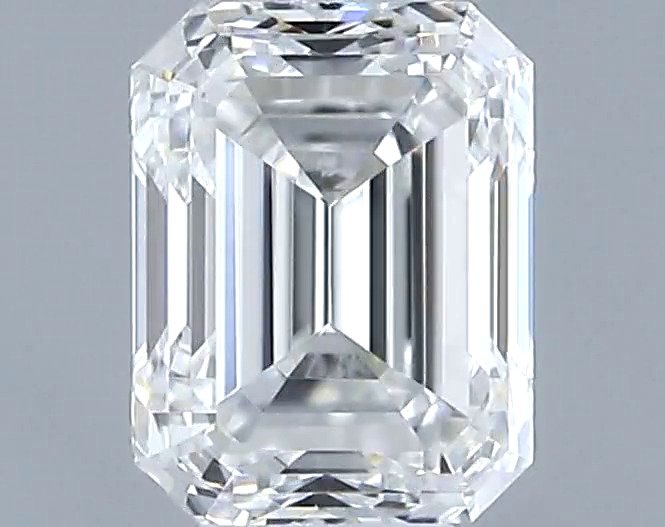 Ingen mindstepris - 1 pcs Diamant  (Natur)  - 0.40 ct - Smaragd - F - IF - Gemological Institute of America (GIA) - *EX VG Ingen*