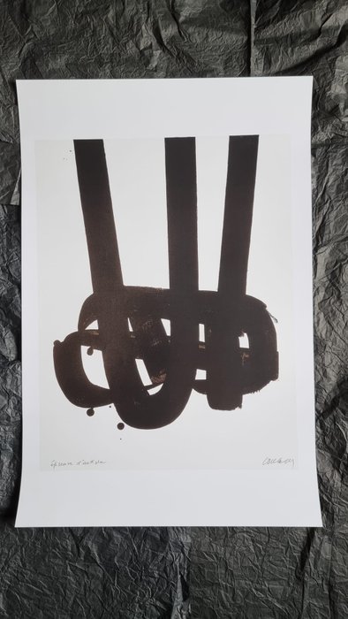 Pierre Soulages (1919-2022) d'après - Lithographie n°29 1972