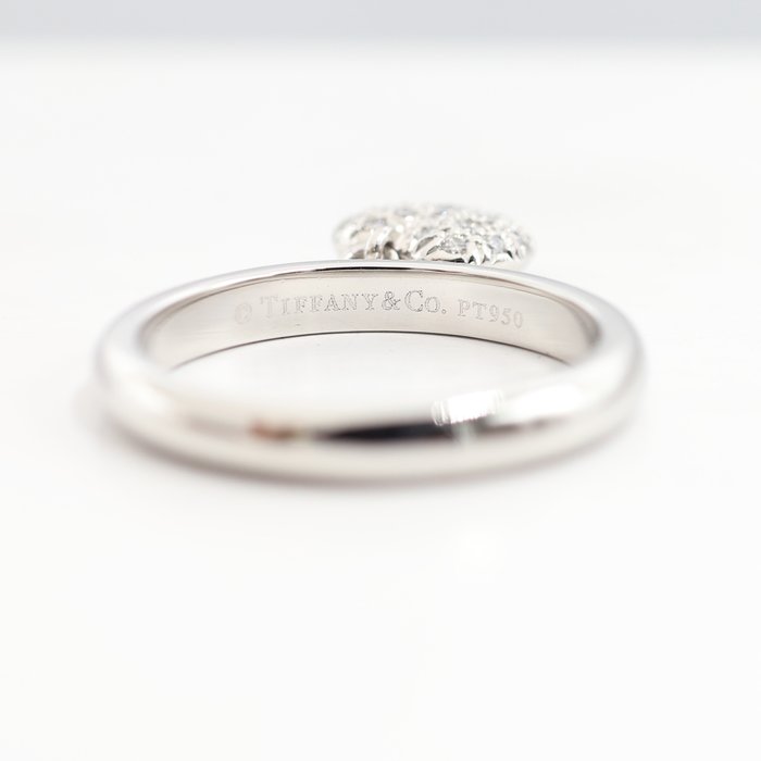 Tiffany  Co - Ring - Sentimental Heart Diamonds ring Platin