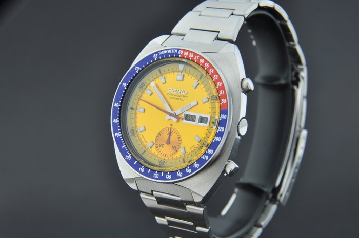 Seiko - Pogue Chronograph Pepsi Bezel - 6139-6002 - Mænd - 1970-1979