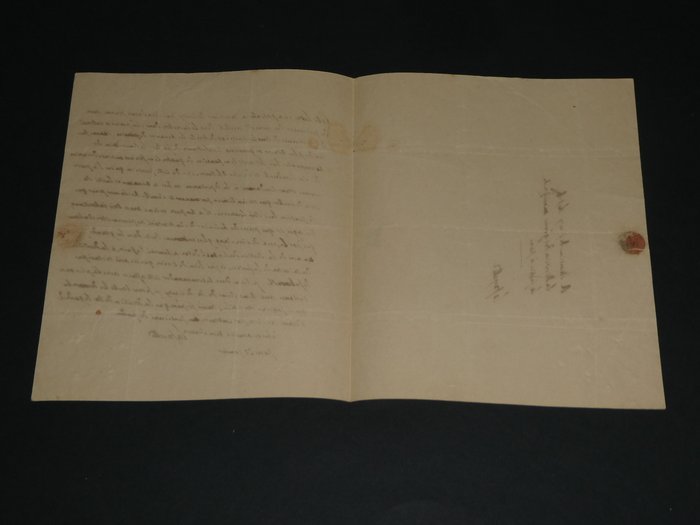 Gilbert du Motier de La Fayette - Très belle lettre autographe signée pour la grâce d'un prisonnier au Mont-Saint-Michel - 1832