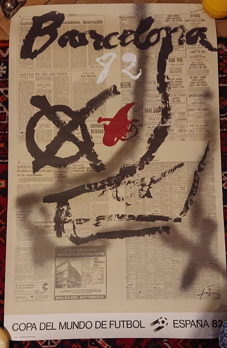 Antoni Tapies - España 82 - Football World Cup (lithography) - 1980‹erne