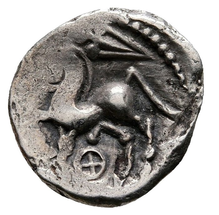 Central Gallien Lemovices Quinarius 100-50 BC  (Ingen mindstepris)