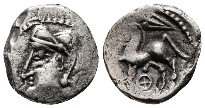 Central Gallien Lemovices Quinarius 100-50 BC  (Ingen mindstepris)