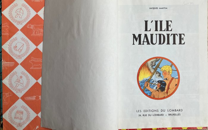 Alix T3 - L’Île maudite - C - 1 Album - Første udgave - 1957