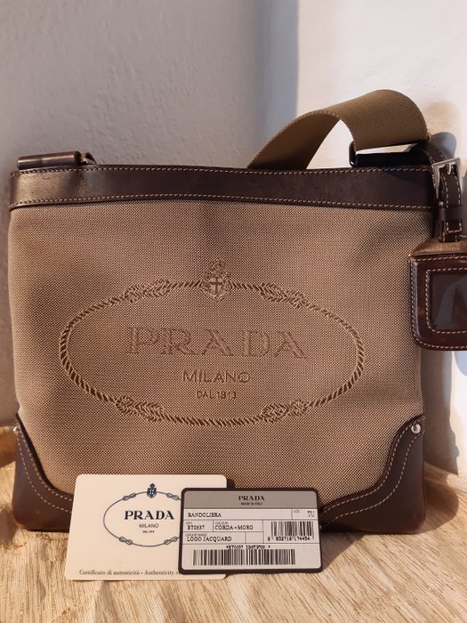 Prada - Jaquard - Håndtaske