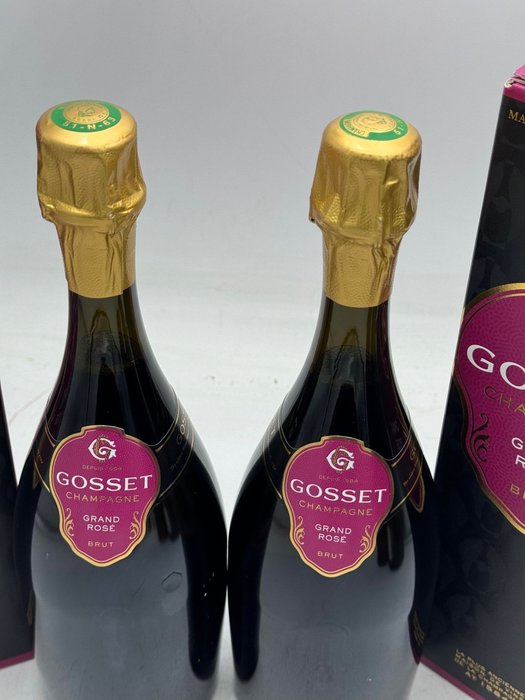 Gosset, Grand Rosé - Champagne Brut - 2 Flasker (0,75 L)