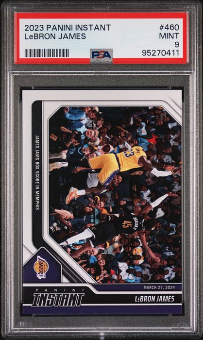 2023 Panini Instant LeBron James #460 PSA 9 - 1 Graded card