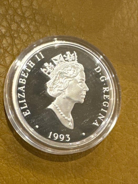 Canada. 20 Dollars 1993 Lockheed Model 14 Super Electra 1 Oz (.999)  (Ingen mindstepris)