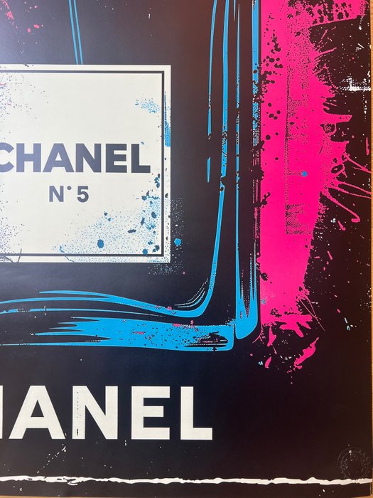 Anonymous - Poster decorativo-CHANEL N.5-offset- timbrato a secco - 2020'erne