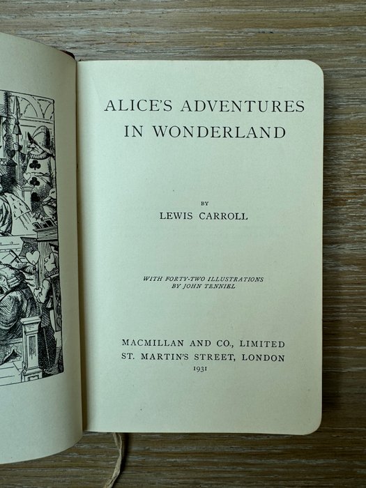 Lewis Carroll / John Tenniel - Alice in Wonderland - 1931