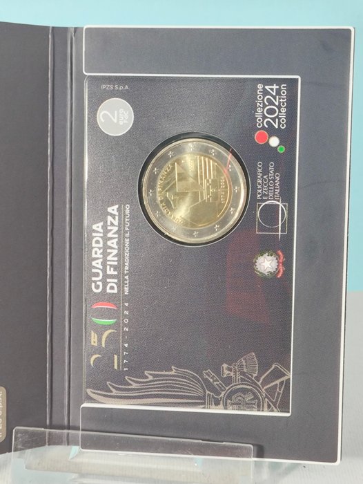 Italien. 2 Euro 2024 (2 coincards)  (Ingen mindstepris)