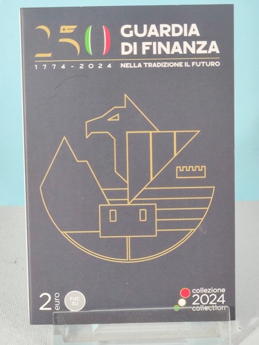 Italien. 2 Euro 2024 (2 coincards)  (Ingen mindstepris)