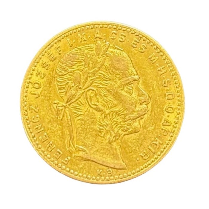 Østrig François-Joseph Ier 20 Francs/8 Forint 1881