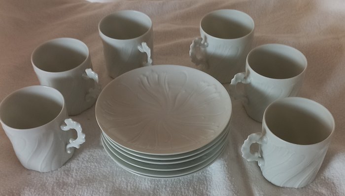 Limoges Giraud - Kaffe og te service (6) - Porcelæn