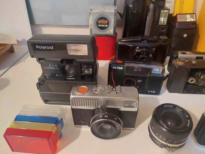 Agfa, Kodak, other Big Lot Analog Camera's And Accessories Analogt kamera