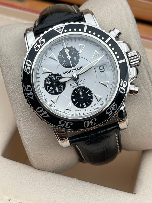 Montblanc - Meisterstuck Panda Sport Automatic Chronograph Full set - 7034 - Mænd - 2011-nu