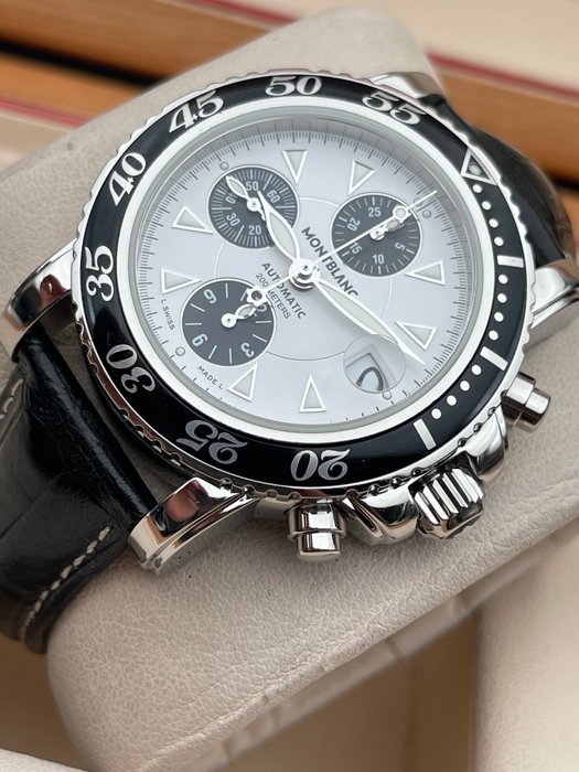 Montblanc - Meisterstuck Panda Sport Automatic Chronograph Full set - 7034 - Mænd - 2011-nu