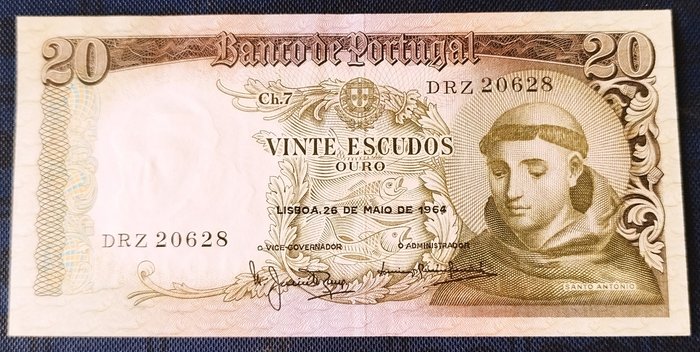 Portugal. - 23 notas - 20 / 100 / 500 Escudos - various dates - Pick  (Ingen mindstepris)