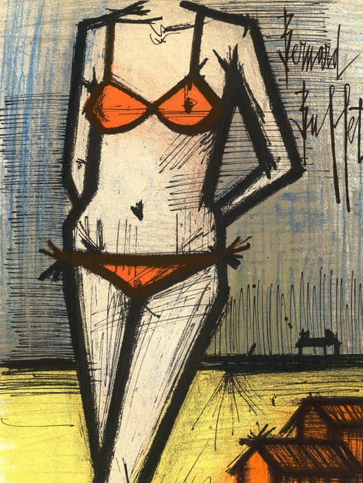 Bernard Buffet (1928-1999) - La Plage