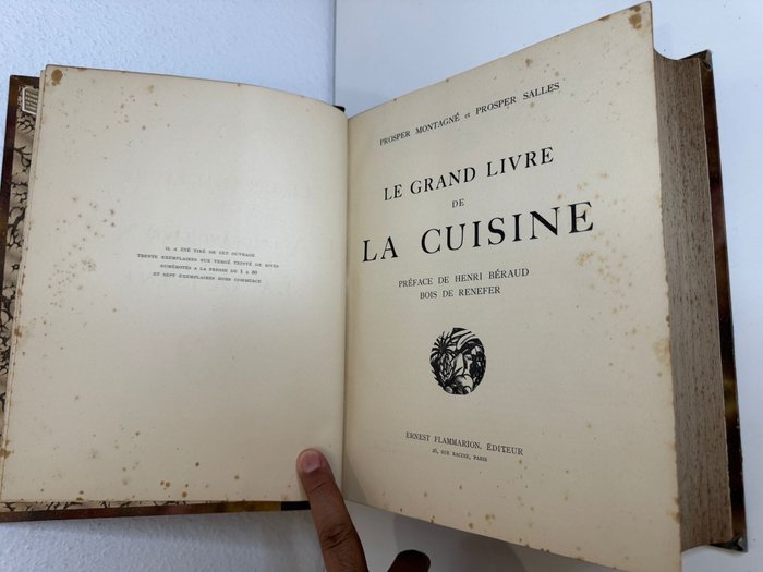 Montagne  Salles - Le grand livre de la cuisine - 1929