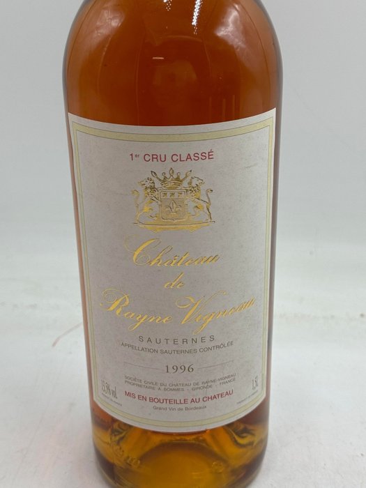 1996 Château de Rayne Vigneau - Sauternes 1er Grand Cru Classé - 1 Magnum (1,5 L)