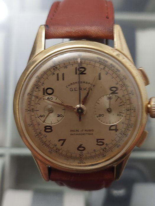 Gerka Watch - Jumbo Chronograph - Ingen mindstepris - Mænd - 1970-1979