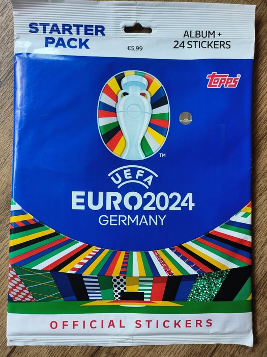 Topps - Euro 2024 - Starterpack + 21 SP + Complete loose Sticker Set