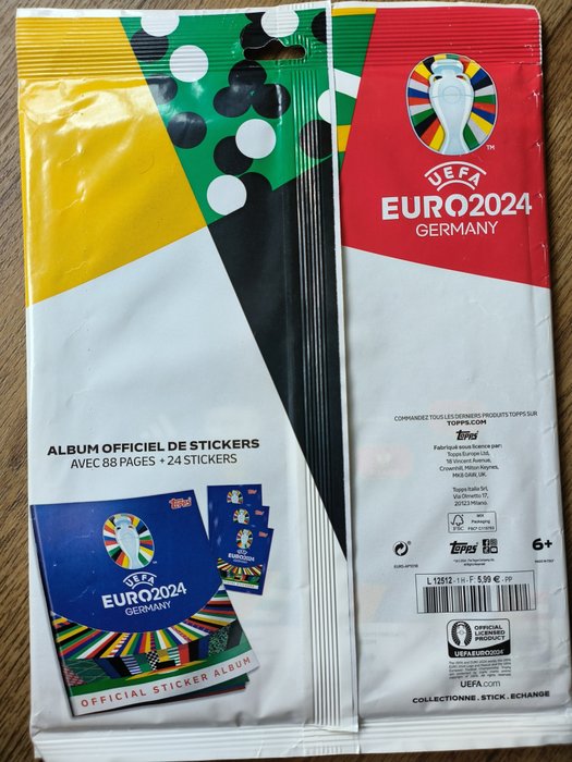 Topps - Euro 2024 - Starterpack + 21 SP + Complete loose Sticker Set