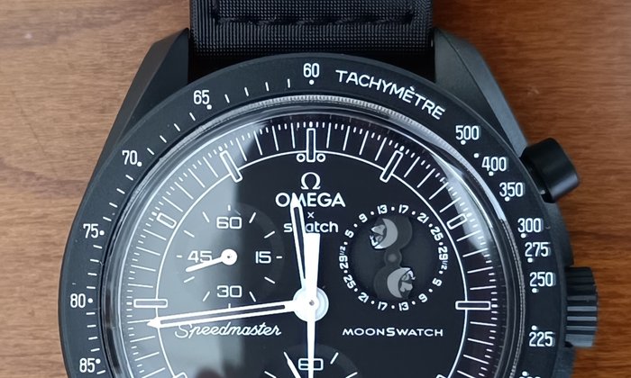 Swatch - MoonSwatch. Mission to the MoonPhase (Black) - Ingen mindstepris - Mænd - 2011-nu