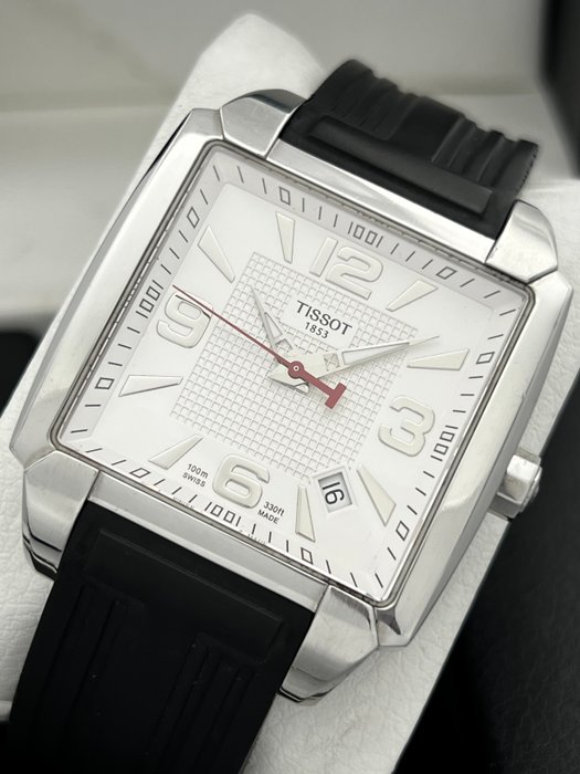 Tissot - Ingen mindstepris - Quadrato Waffle Dial - T005.510A - Mænd - 2011-nu